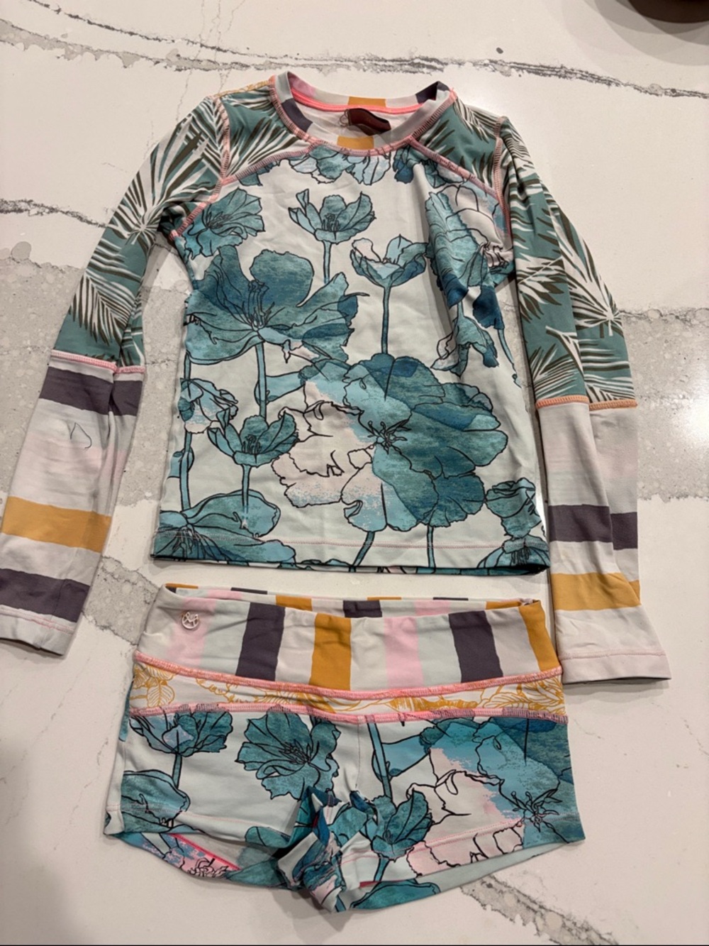 Maaji girls rash guard swim